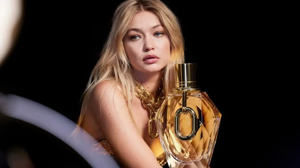 Rabanne Million Gold For Her campaign backstage visual