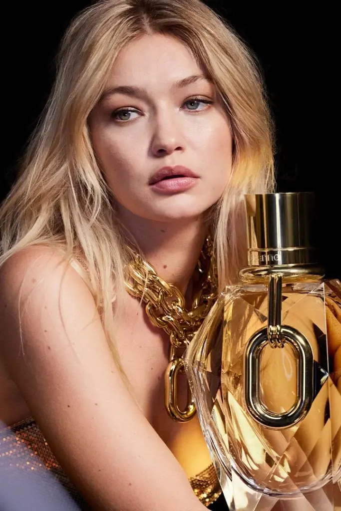 Rabanne Million Gold for Her on-set visual